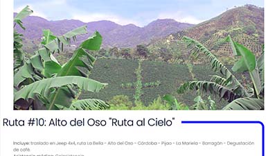 Ruta #10 - Alto del Oso - Ruta al Cielo